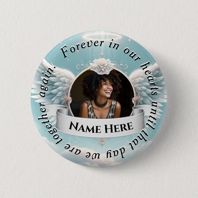 Memorial Celebration of Life 2 Inch Round Button (Front)