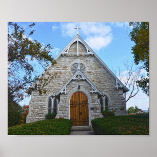 Memorial Chapel at Fort Leavenworth, Kansas Poster