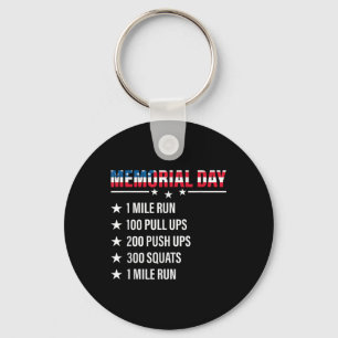 Memorial Day 2021 American Flag Men Women Keychain