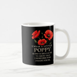 Memorial Day 2025 Usa Memorial Veterans Day Red Po Coffee Mug
