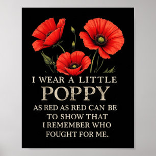 Memorial Day 2025 Usa Memorial Veterans Day Red Po Poster