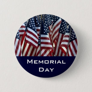 Memorial Day 2 Inch Round Button