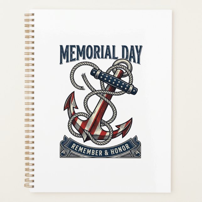 Memorial Day Anchor Remember Honor Vintage Shirt_1 (Devant)