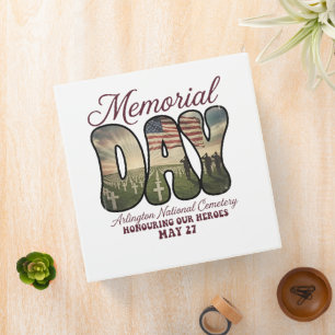 Memorial Day Arlington National Cemetery Binder