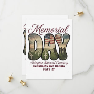 Memorial Day Arlington National Cemetery Save The Date
