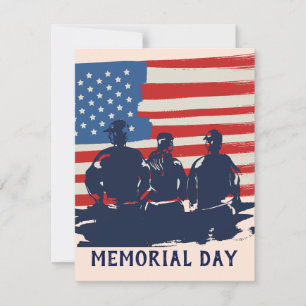 Memorial Day Barbecue Party  Card