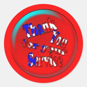 Memorial Day Classic Round Sticker