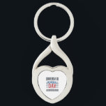 Memorial Day Dad Tribute Patriotic Keychain<br><div class="desc">Memorial Day Dad Tribute Patriotic</div>