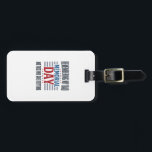 Memorial Day Dad Tribute Patriotic Luggage Tag<br><div class="desc">Memorial Day Dad Tribute Patriotic</div>