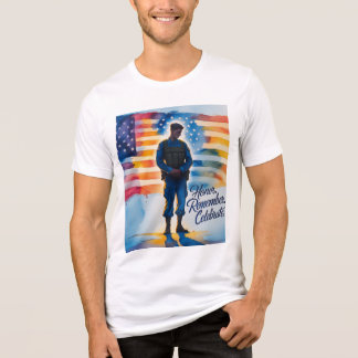 Memorial Day Evoking Honour Women T-Shirt Tri-Blend Shirt