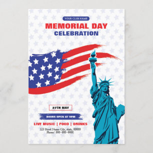 Memorial Day Flyer Invitation