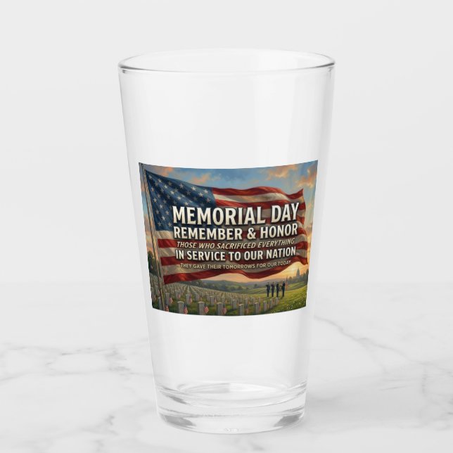 Memorial Day   Glass (Front)