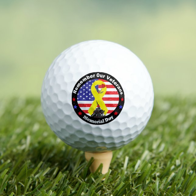 Memorial Day Golf Balls (Insitu Tee)