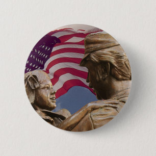 Memorial Day Homecoming 2 Inch Round Button