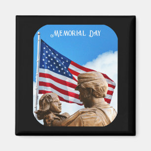 Memorial day homecoming father daughter unisex magnet