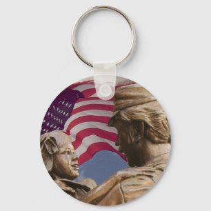 Memorial Day Homecoming Keychain