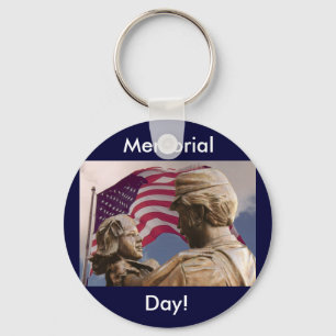 Memorial Day Homecoming Keychain