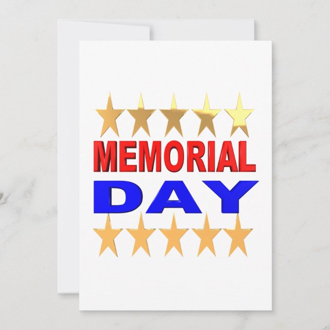 Memorial Day Invitation (Front)