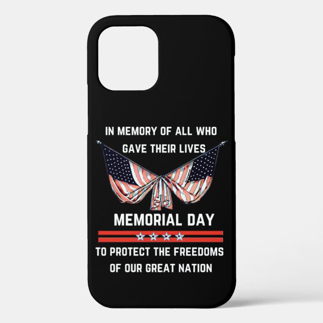 Memorial Day iPhone / iPad case (Back)