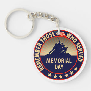 Memorial Day Keychain