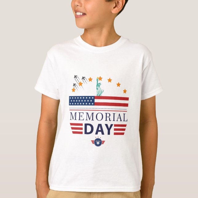 Memorial day kids t-shirt  (Front)