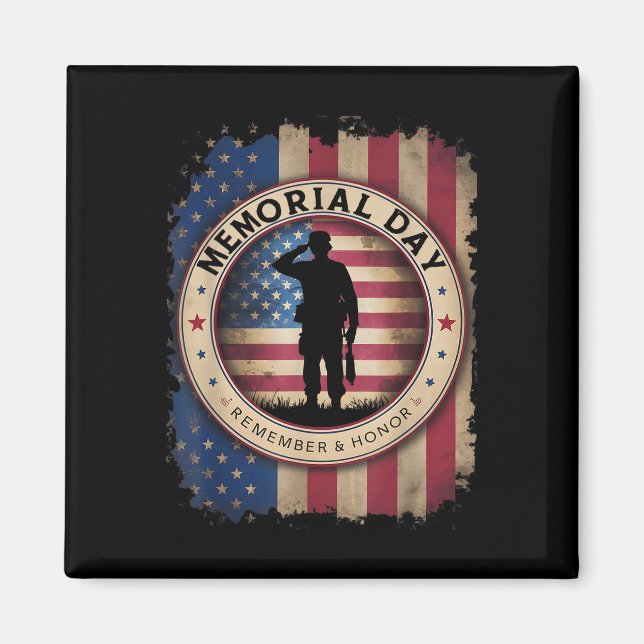 Memorial Day  Magnet (Front)