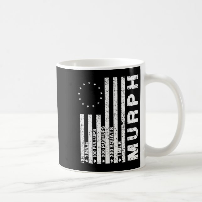Memorial day murph workout challenge betsy rose fl coffee mug (Right)
