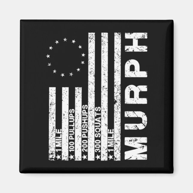Memorial day murph workout challenge betsy rose fl magnet (Front)