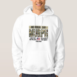 Memorial Day Murph Workout Vintage Vector Shirt_1 Hoodie