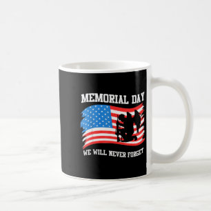 Memorial day never forget usa world trade centre a coffee mug