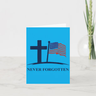 Memorial Day Never Forgotten Card