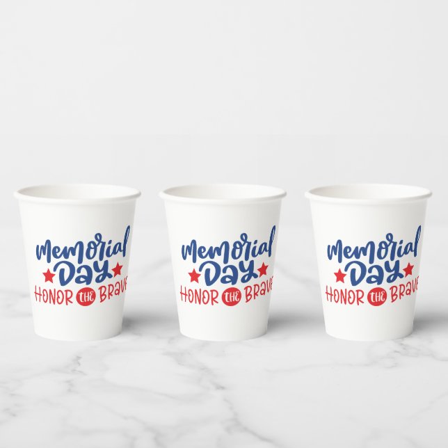 Memorial Day Paper Cups (Multi)