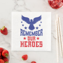 Memorial Day Party Paper Napkins