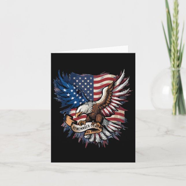 Memorial Day Remembering Our Fallen Heroes 4th Of  Card (Front)