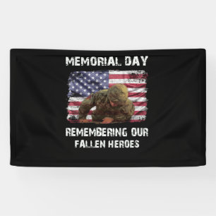 Memorial Day Remembering our Fallen Heroes Banner