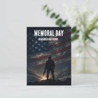 Memorial Day Stars & Stripes Soldier Tribute