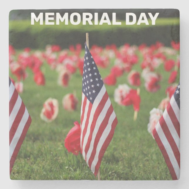 MEMORIAL DAY STONE COASTER (Front)