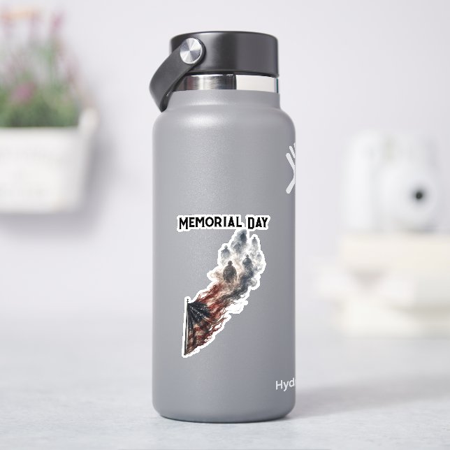 Memorial Day Tribute American Flag Design (HydroFlask)