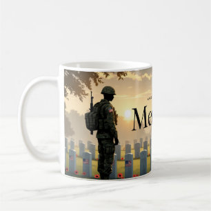 Memorial Day Tribute Artwork – Honouring American Coffee Mug