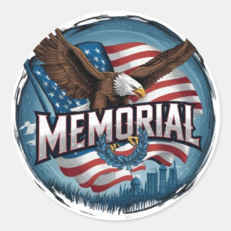 Memorial Day Tribute Honour & Remember Sticker