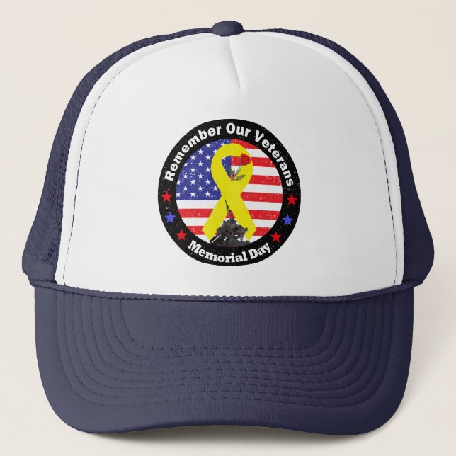 Memorial Day Trucker Hat (Front)