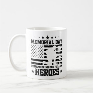 Memorial Day USA Flag Funny Party Veterans Day  Coffee Mug