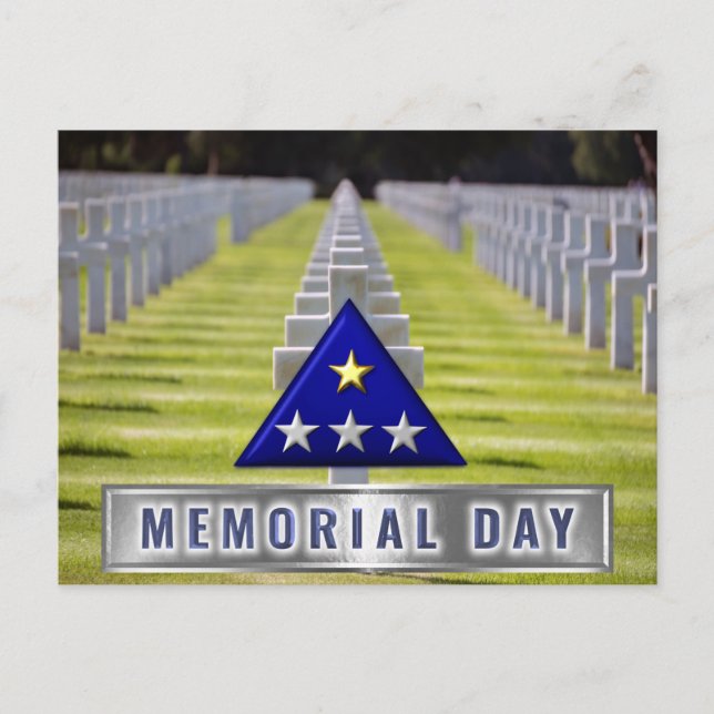 Memorial Day “We Remember”  Postcard (Front)