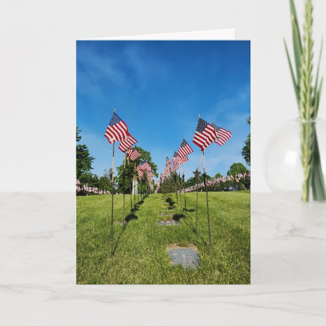 "Memorial Day Weekend 2024" Sympathy Card (Front)