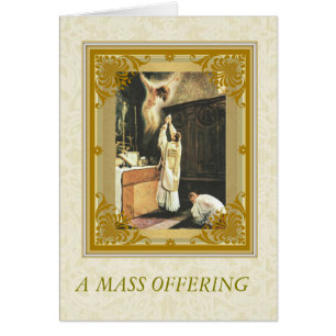 Mémorial de masse catholique avec le prêtre au