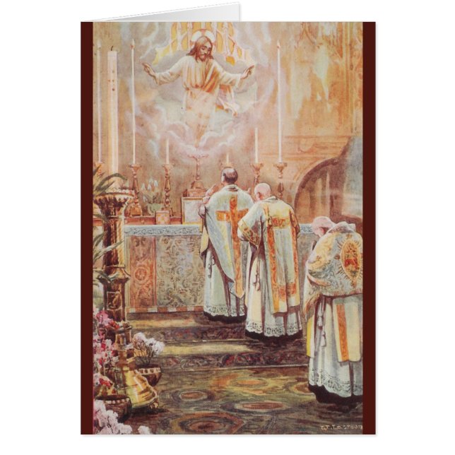 Mémorial de offre de la masse catholique (Devant)