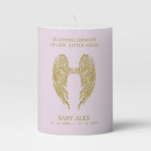 Memorial Dear One Funeral Angel Wings