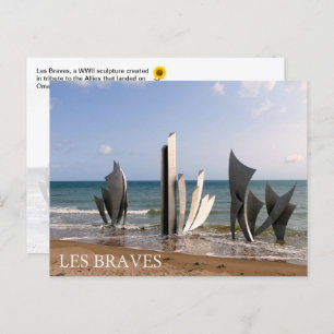 Mémorial des Braves, Normandie, France - carte pos