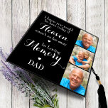 Memorial Elegant Remembrance Personalized 3 Photo Graduation Cap Topper<br><div class="desc">Honour your beloved Dad on graduation day with a custom photo collage memorial graduation cap topper. This unique dad memorial keepsake graduation cap is the perfect gift for yourself, family or friends to pay tribute to your loved one. We hope your memorial graduation cap topper will bring you peace, joy...</div>