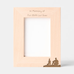Memorial Father Son Fishing Fisherman Etched Frames